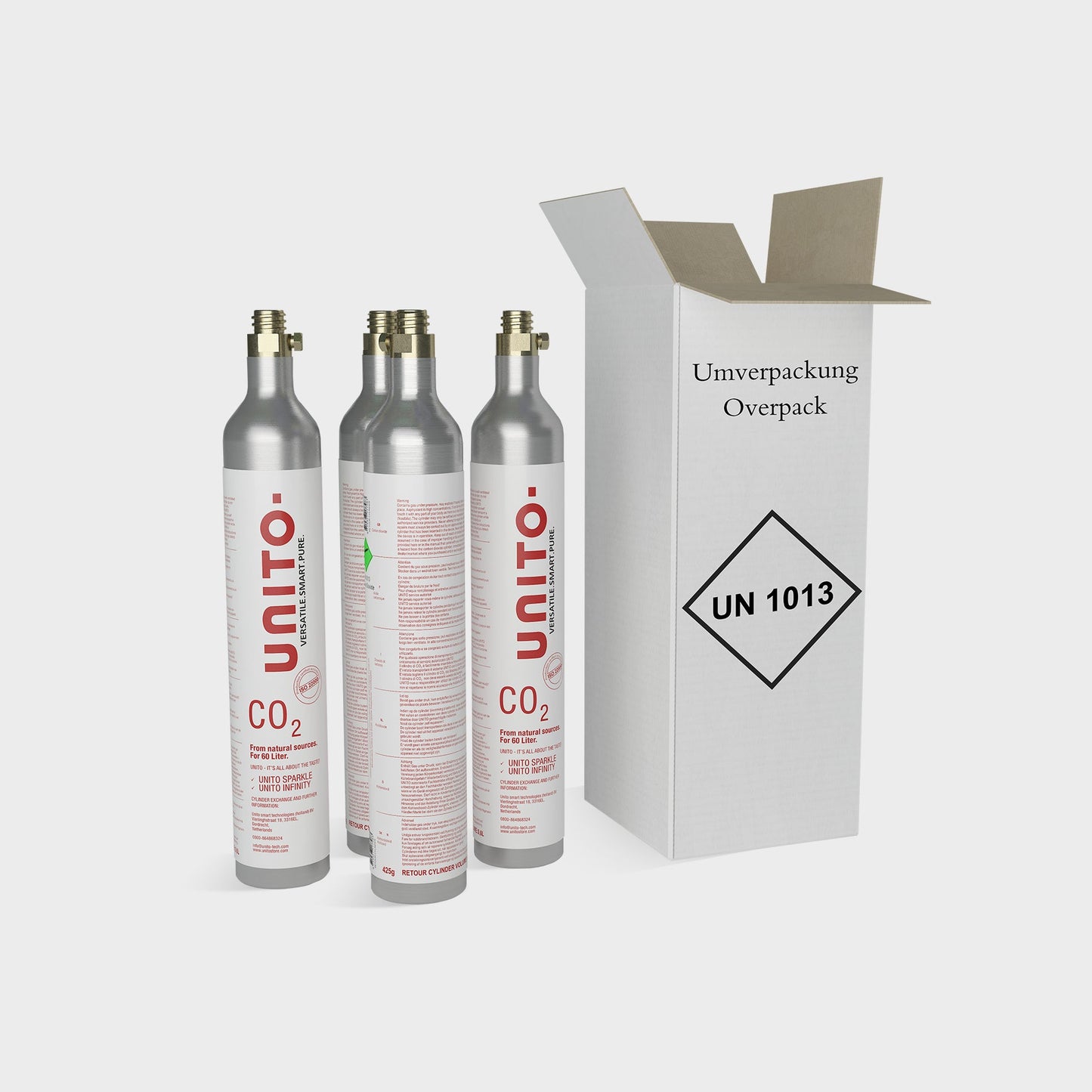 Startsæt 4 x CO2-flasker