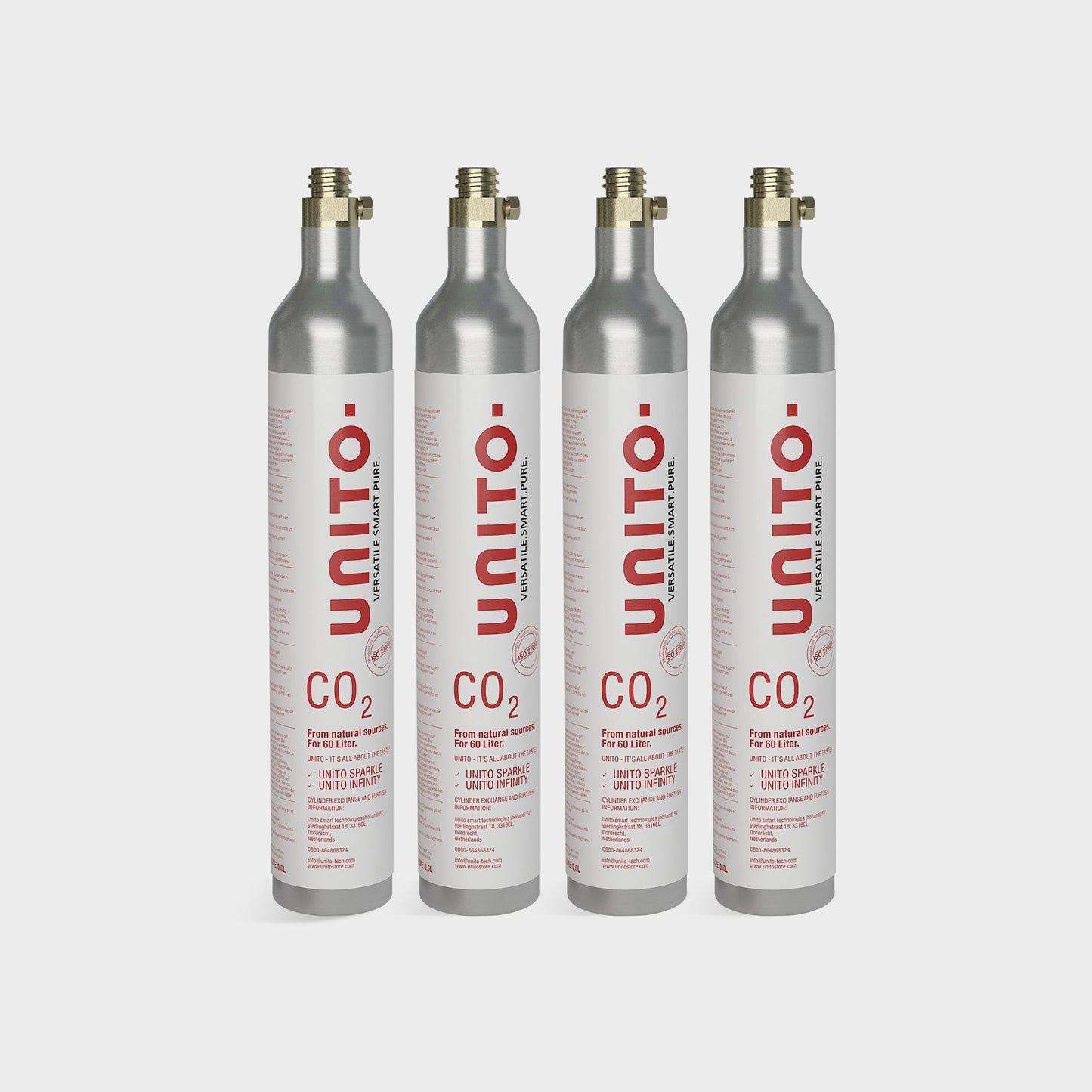 Startsæt 4 x CO2-flasker