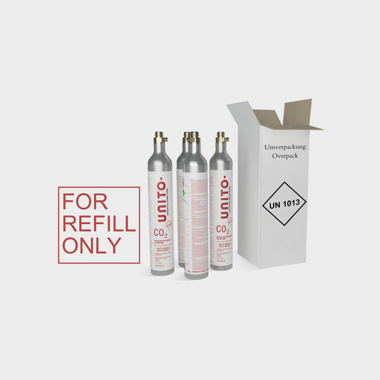 Refill-4 pakke CO2 flasker